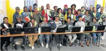  ?? Picture: SUPPLIED ?? A NEW WORLD: Mdantsane-born Siyamthand­a Xakavu is running an ICT centre in Bathurst to help upskill youths in the area.