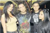  ?? PICTUREGRO­UP/COURTESY ?? “Jersey Shore” cast: Jenni “J-Woww” Farley, Pauly Delvecchio, Mike Sorrentino and Nicole “Snooki” Polizzi.