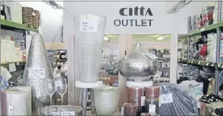  ??  ?? Citta Outlet: For the latest designer homeware, clothing and giftware at great prices.