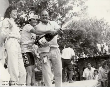  ?? ?? Lucho Herrera sur le Tour d’Espagne en 1987