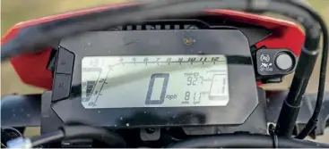  ?? ?? BELOW: The Honda’s dash is more tradition than tech