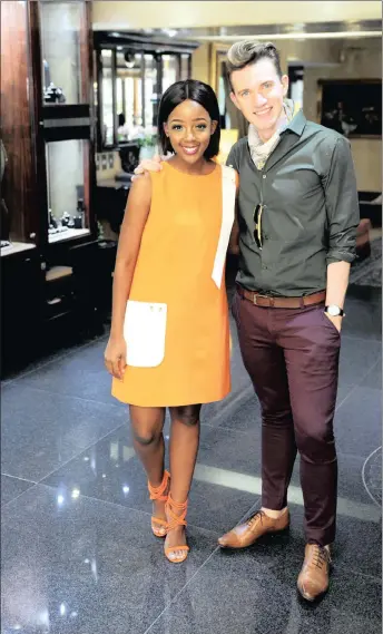  ?? PICTURE: NOKUTHULA MBATHA / ANA ?? EXCITED: Best Actress nominee Thuso Mbedu will be dressed by Gert Johan Coetzee for Monday’s Emmy Awards in the US. She is hoping to bring back the coveted award.