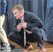  ?? Frank Mattia ?? Head coach Kyle Ruschell will lead the Chattanoog­a wrestling team into the 2021 season, which will begin with a home date against Emmanuel on Jan. 2, followed by a trip to Oklahoma State.