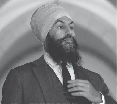  ?? JUSTIN TANG / THE CANADIAN PRESS ?? In winning the NDP leadership, Jagmeet Singh proved his ability to draw a crowd, raise money, marshal volunteers and get his supporters to cast ballots. But as a federal leader, he’s inexperien­ced and admits he’s still learning.