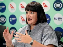  ?? GETTY IMAGES ?? Rugby Australia chief executive Raelene Castle has been criticised for a ‘‘weak-kneed’’ approach to Israel Folau.