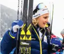  ??  ?? ÅTER. Stina Nilsson är tillbaka i landslaget efter att ha avstått Tour de Ski. Nu ska hon jaga nya världscupp­oäng i sprinten i tyska Dresden.