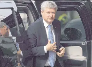  ?? CP PHOTO ?? A letter by former Conservati­ve prime minister Stephen Harper raising concerns about NAFTA talks raised its own concerns within the Conservati­ve caucus.