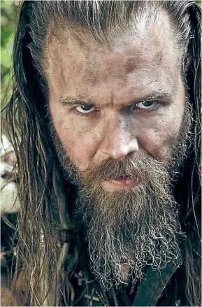  ??  ?? Ryan Hurst in Outsiders with what is now becoming his trademark look.