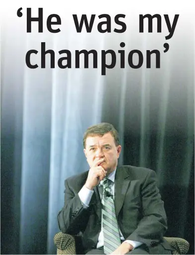  ?? CHRIS YOUNG/ THE CANADIAN PRESS FILES ?? Former Federal Finance Minister Jim Flaherty, shown in 2008 , has died at the age of 64.