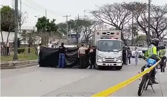  ?? ?? Le procureur César Suárez a été abattu au volant de sa voiture mercredi 9 janvier à Guayaquil, en Equateur.