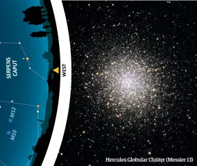  ??  ?? Hercules Globular Cluster (Messier 13)