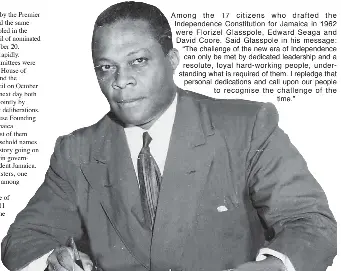 The making of the Constituti­on | Jamaica Gleaner | PressReade­r