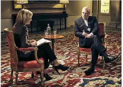  ??  ?? ‘He was very pleased’...Emily interviews Prince Andrew in 2019