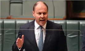  ?? Photograph: Mick Tsikas/AAP ?? Under treasurer Josh Frydenberg’s Your Future, Your Super package, funds that fail a performanc­e test are required to inform members.