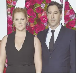  ?? Ap file photo ?? Amy Schumer, left, and Chris Fischer, at the 72nd annual Tony Awards earlier this month, have spent some quality time on the Vineyard.