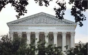  ?? KEVIN DIETSCH/GETTY IMAGES ?? The Supreme Court overturned two rulings from lower courts Monday.