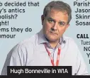  ??  ?? Hugh Bonneville in W1A
