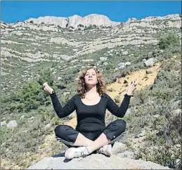  ?? VICENÇ LLURBA / ARXIU ?? La meditació és una de les formes proposades per desconnect­ar