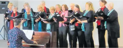  ?? ?? The Mural Town Singers present Melodic Fusion this weekend at St Paul’s Church Katikati.