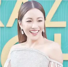  ??  ?? Constance Wu during the Hollywood premiere of ‘Crazy Rich Asians’.