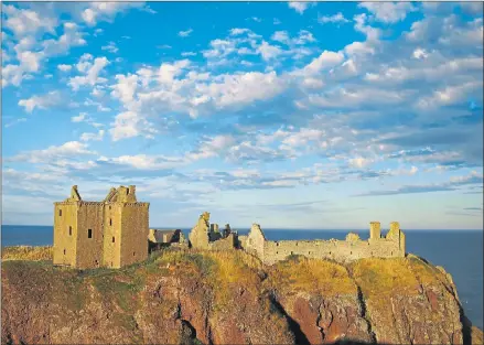  ??  ?? Dunnottar Castle, near Stonehaven, looked lovely in the evening sunshine recently. I took this picture with my Canon S200.