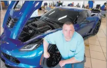  ?? COURTESY ?? Las Vegas businessma­n Steve Polk purchased a 2016 Chevrolet Callaway Corvette ZO6 off the showroom floor at Findlay Chevrolet in the southwest valley.