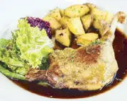  ??  ?? French classics done perfectly: Try Le Jardin Manila’s duck leg confit, one of their most popular main entrees in their set meals.