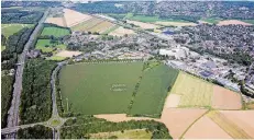  ?? ARCHIV-FOTO: STADT NEUSS ?? Das Gewerbegeb­iet Holzheim ist noch nicht erschlosse­n – die Flächen sind jedoch schon voll vermarktet.