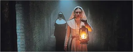  ?? THE ASSOCIATED PRESS ?? Taissa Farmiga in a scene from "The Nun."