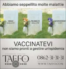  ??  ?? Dissacrant­i Taffo ironizza sui vaccini, Ceres si lamenta dei tempi lunghi per la formazione del governo