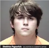  ?? GALVESTON CO. SHERIFF’S OFFICE ?? Dimitrios Pagourtzis