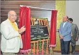  ??  ?? IIML director Prof Ajit Prasad inaugurati­ng the centre.