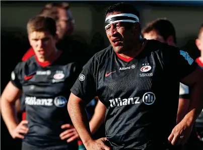  ?? ACTION IMAGES ?? Battered and bruised: Saracens stars Owen Farrell and Mako Vunipola