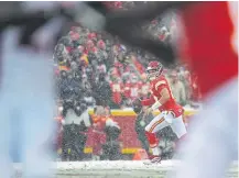  ?? AAron Ontiveroz, The Denver Post ?? Kansas City’s Patrick Mahomes scrambles against the Broncos on Dec. 15. The Chiefs beat the Broncos 23-3. In October, Kansas City won 30-6.