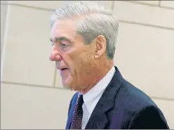  ??  ?? Closing in? Even skeptics of the collusion theory have to admit that Bob Mueller now has more evidence of Trump-campaign wrongdoing.