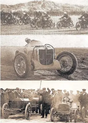  ??  ?? Some fantastic scenes on the Southport Sands courtesy of Martyn Griffiths’s great motor racing page