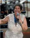  ?? GETTY IMAGES ?? Aretha Franklin has notched up 50 years since she was first crowned the Queen of Soul.