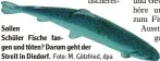  ?? Foto: M. Götzfried, dpa ?? Sollen Schüler Fische fan gen und töten? Darum geht der Streit in Diedorf.