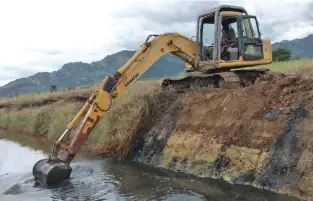  ?? Photo: Ministry of Waterways ?? Drainage works were undertaken by the Waterways Ministry in December last year.