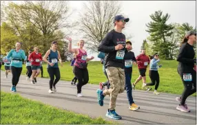  ?? PHOTO BY DYLAN EDDINGER ?? The Valley Forge Tourism and Convention Board raised a record $80,000 for Valley Forge National Historical Park through funds from the 18th annual Valley Forge Revolution­ary 5-Mile Run and 2-mile walk.