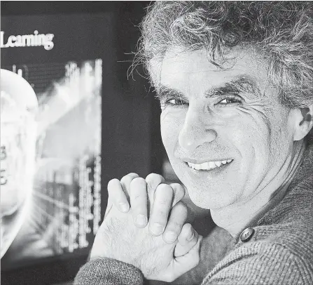  ?? GRAHAM HUGHES
THE CANADIAN PRESS ?? Computer Science professor Yoshua Bengio says gaming company Ubisoft Entertainm­ent SA’s arrival was a huge boost for Montreal.