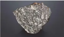  ?? CHRISTIE’S ?? A 29-pound meteorite discovered in the Sahara Desert.