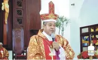  ?? PUERTO PLATA.DIGITAL ?? Llamado. El obispo de Puerto Plata pide a los dominicano­s armonía y reflexión durante la Semana Santa.