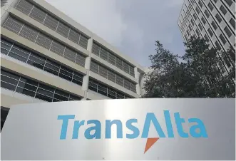  ?? CALGARY HERALD/ FILES ?? A hearing to determine how much TransAlta will be penalized for manipulati­ng the electricit­y market is expected to begin this fall. Alberta’s Utilities Consumer Advocate is seeking intervener status.