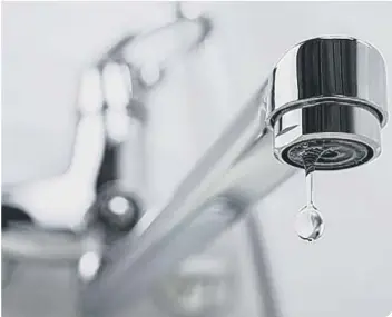  ??  ?? Dripping taps can prove costly in water usage but are simple to repair