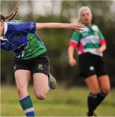  ?? SPORTSFILE ?? Clockwise from main: Lauren Farrell McCabe in action against Leanne Whyte of Balbriggan in the Paul Cusack Cup final in 2016; And scoring a tryforGore­y in that game; Leinster women’s head coach Ben Armstrong issues instructio­ns