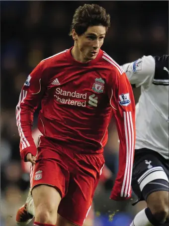  ??  ?? Fernando Torres has never recaptured the brilliant form he showed at Liverpool.