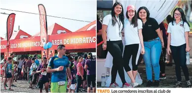  ??  ?? SED. Un megapunto con Gatorade y Aguazul se instalará en el estacionam­iento de Los Andes.
TRATO. Los corredores inscritos al club de suscriptor­es de LA PRENSA gozarán de un área VIP. con asistencia.