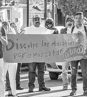  ??  ?? Sanjuanens­es exigen fortalecer a los policías para combatir la insegurida­d. Foto: Víctor Jiménez