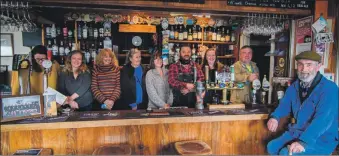  ?? ?? Knoydart residents are looking forward to pulling and drinking the first pints from the community owned pub.